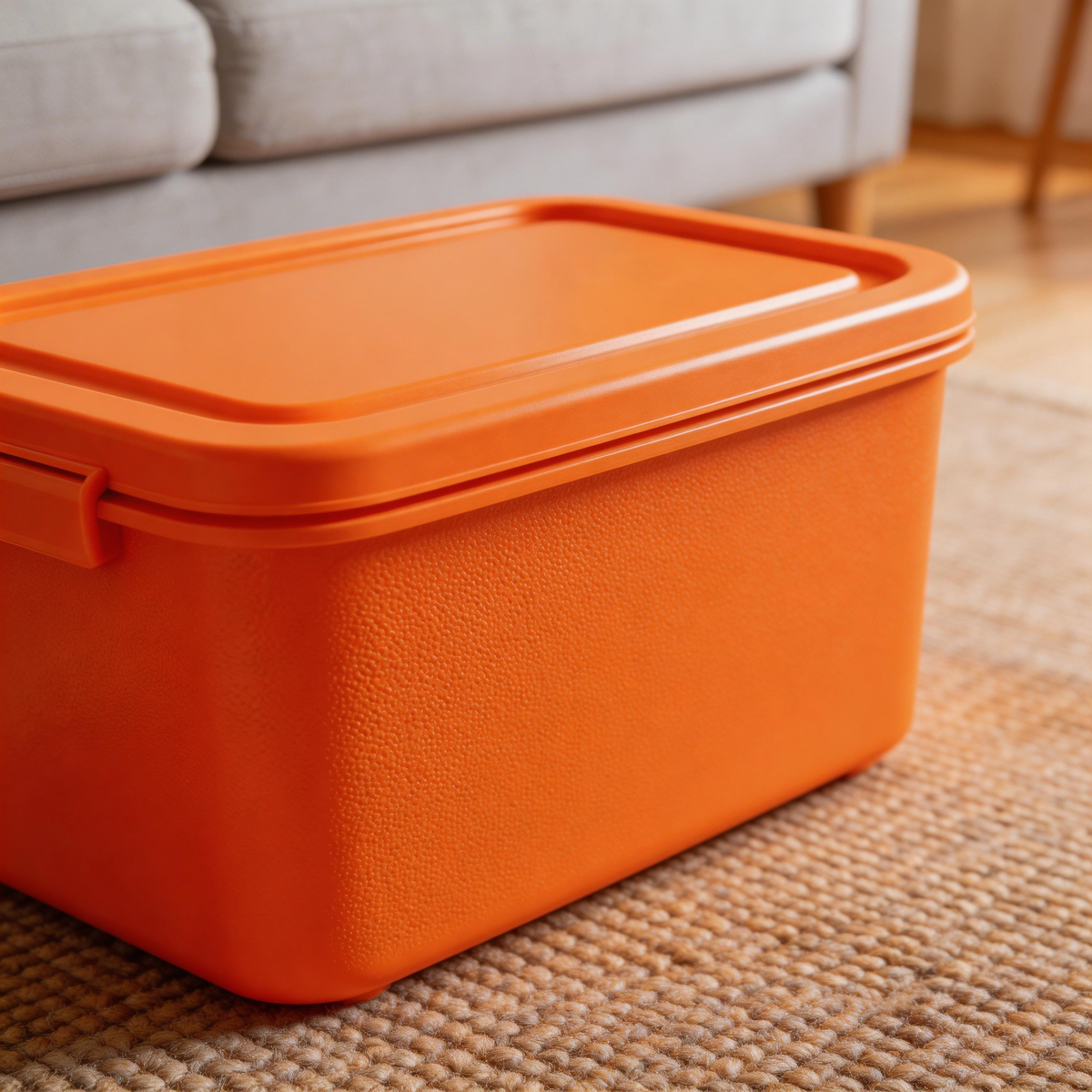 BOXAVERA – Orange Organizer Box for Modern Home Storage