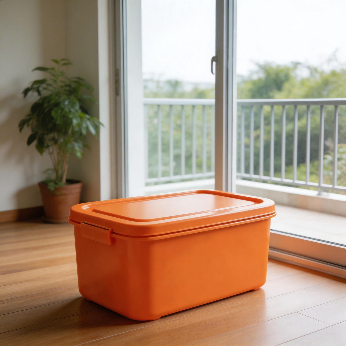 BOXAVERA – Orange Organizer Box for Modern Home Storage