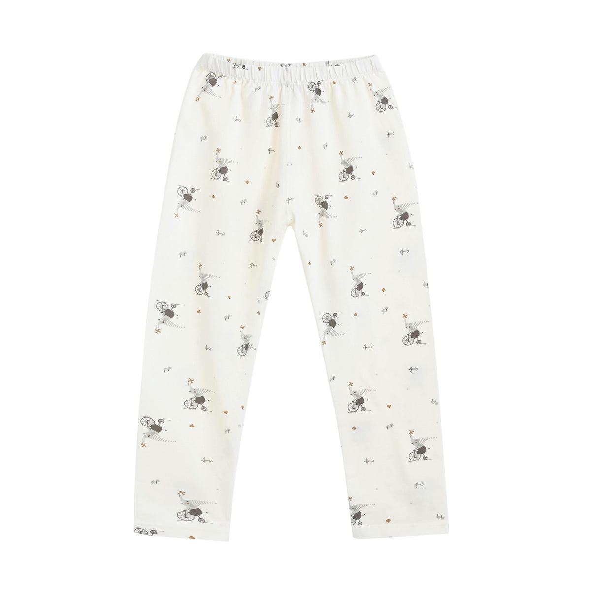 Cream Koala Cotton Pajama Set