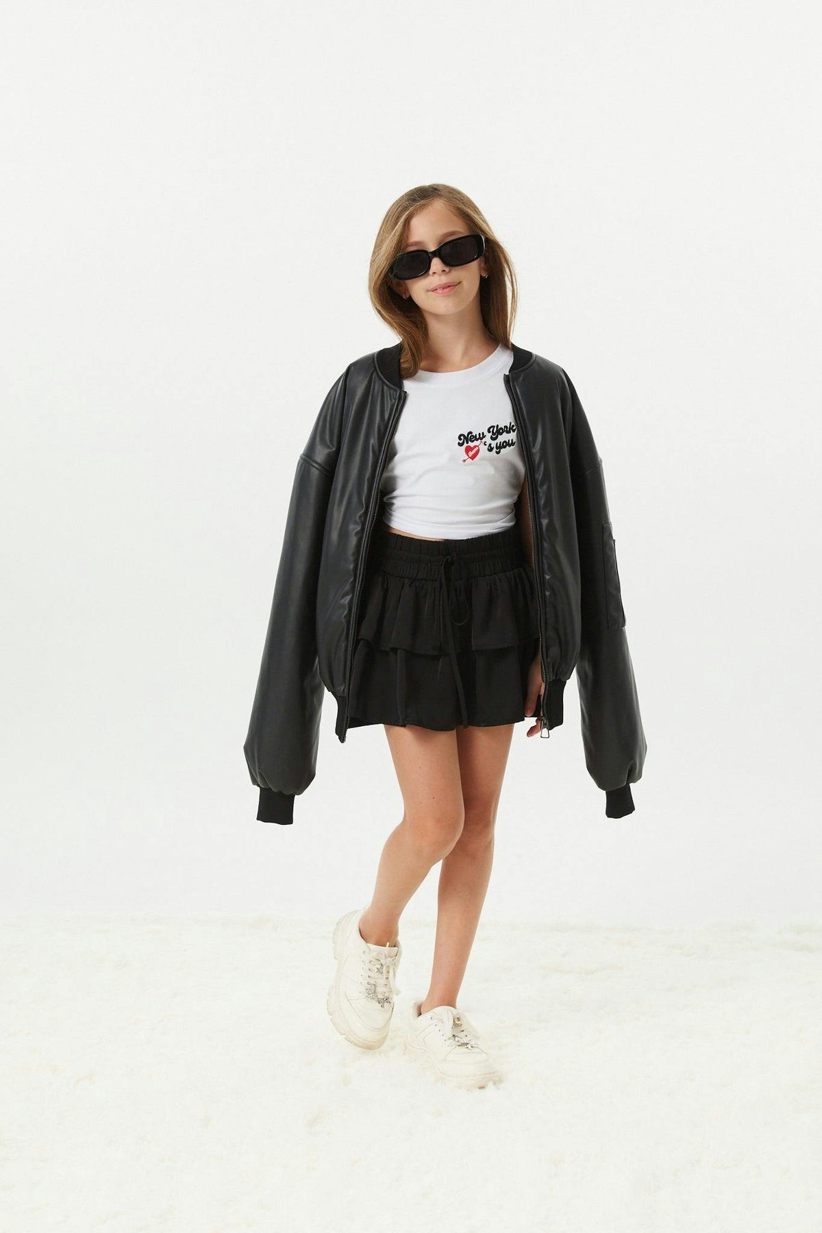 Valley Black Vegan Leather Jacket