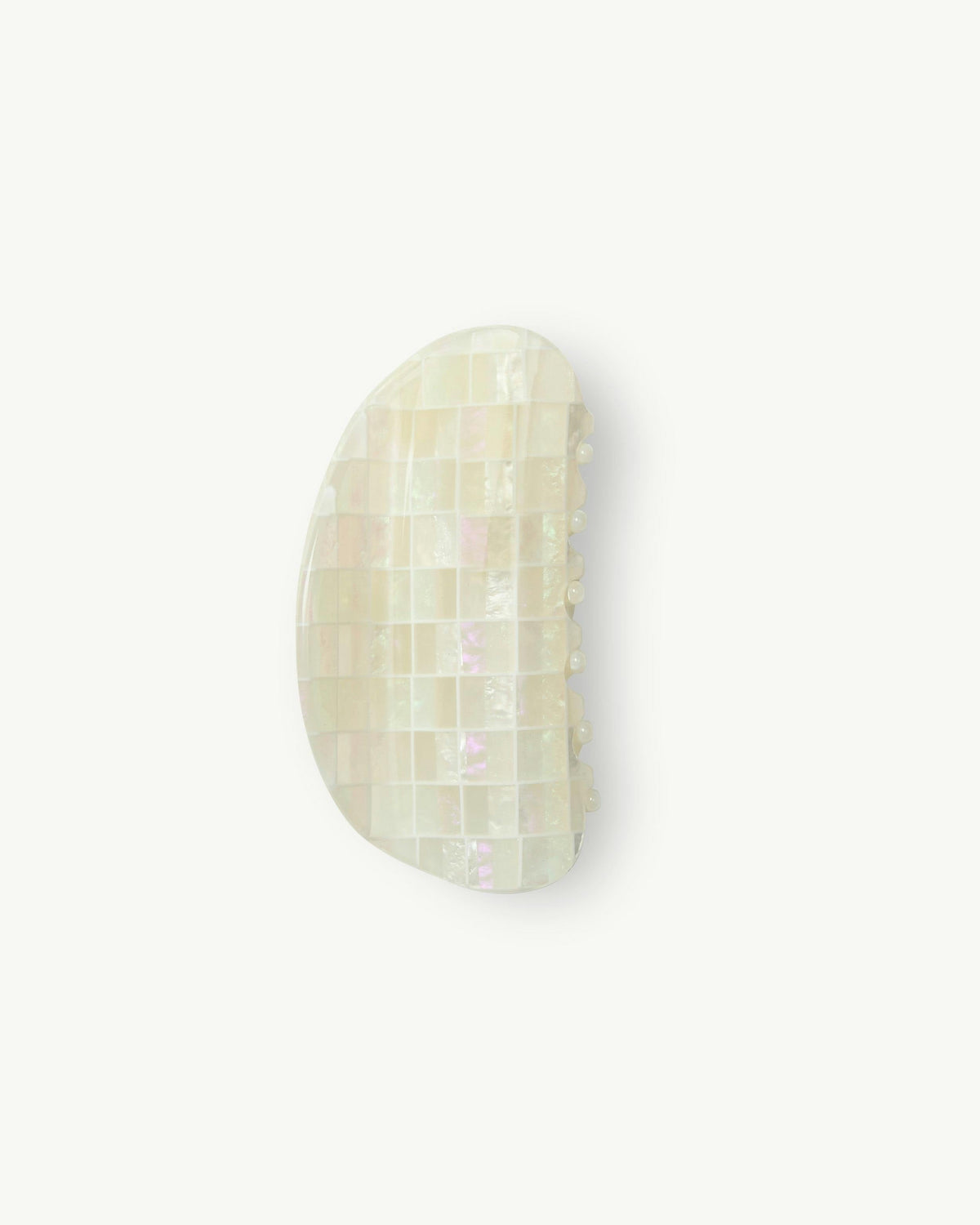 Crescent Claw in Opalite Shell Checker