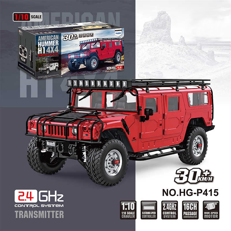 1/10 Scale 16-Channel Metal Chassis RC Crawler - HGR01
