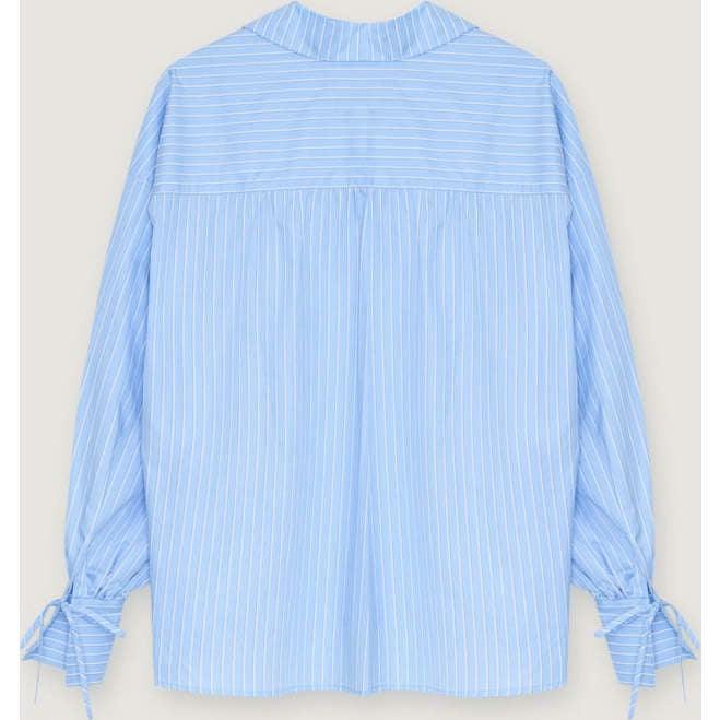 Aura Woman Shirt Vista Blue Stripes