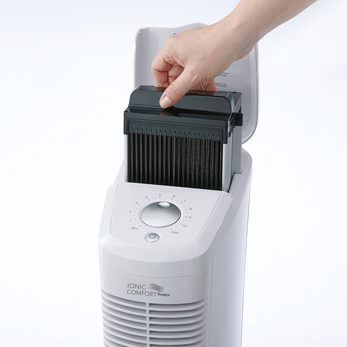 Ionic Comfort Quadra® Air Purifier with Dial by Sharper Image