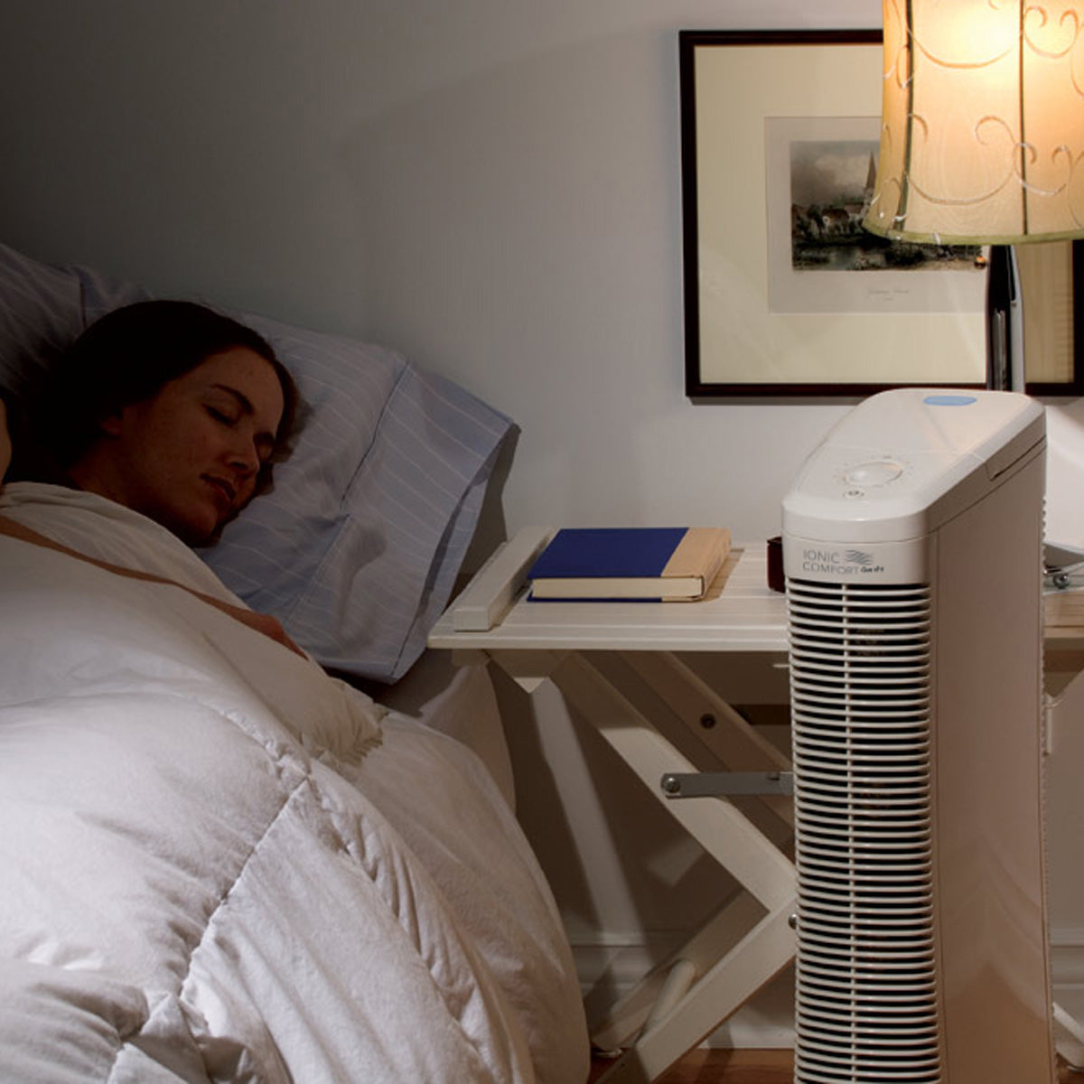 Ionic Comfort Quadra® Air Purifier with Dial by Sharper Image