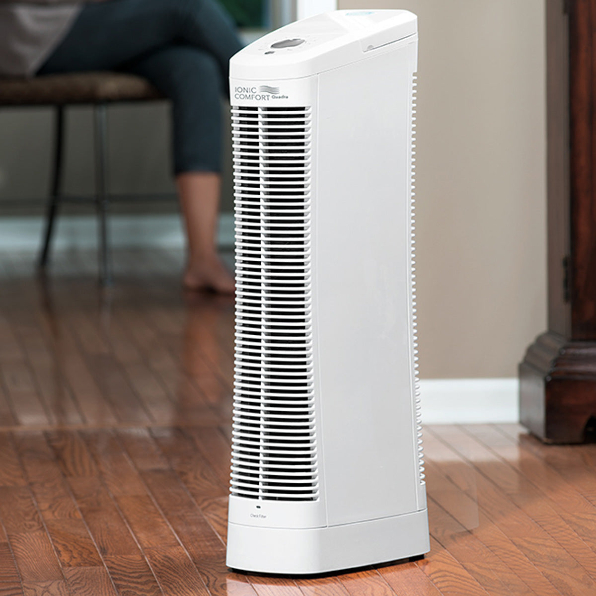 Ionic Comfort Quadra® Air Purifier with Dial by Sharper Image