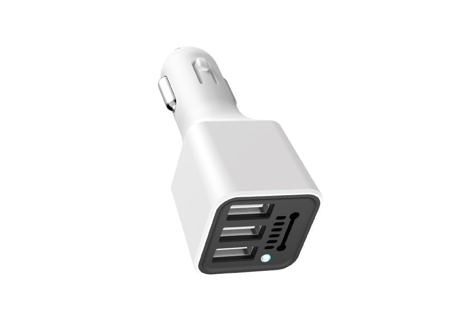 Ionic Car Air Purifier and Triple USB Charger