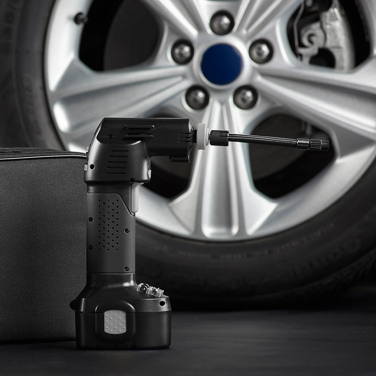 Rechargeable Tire Inflator by Sharper Image
