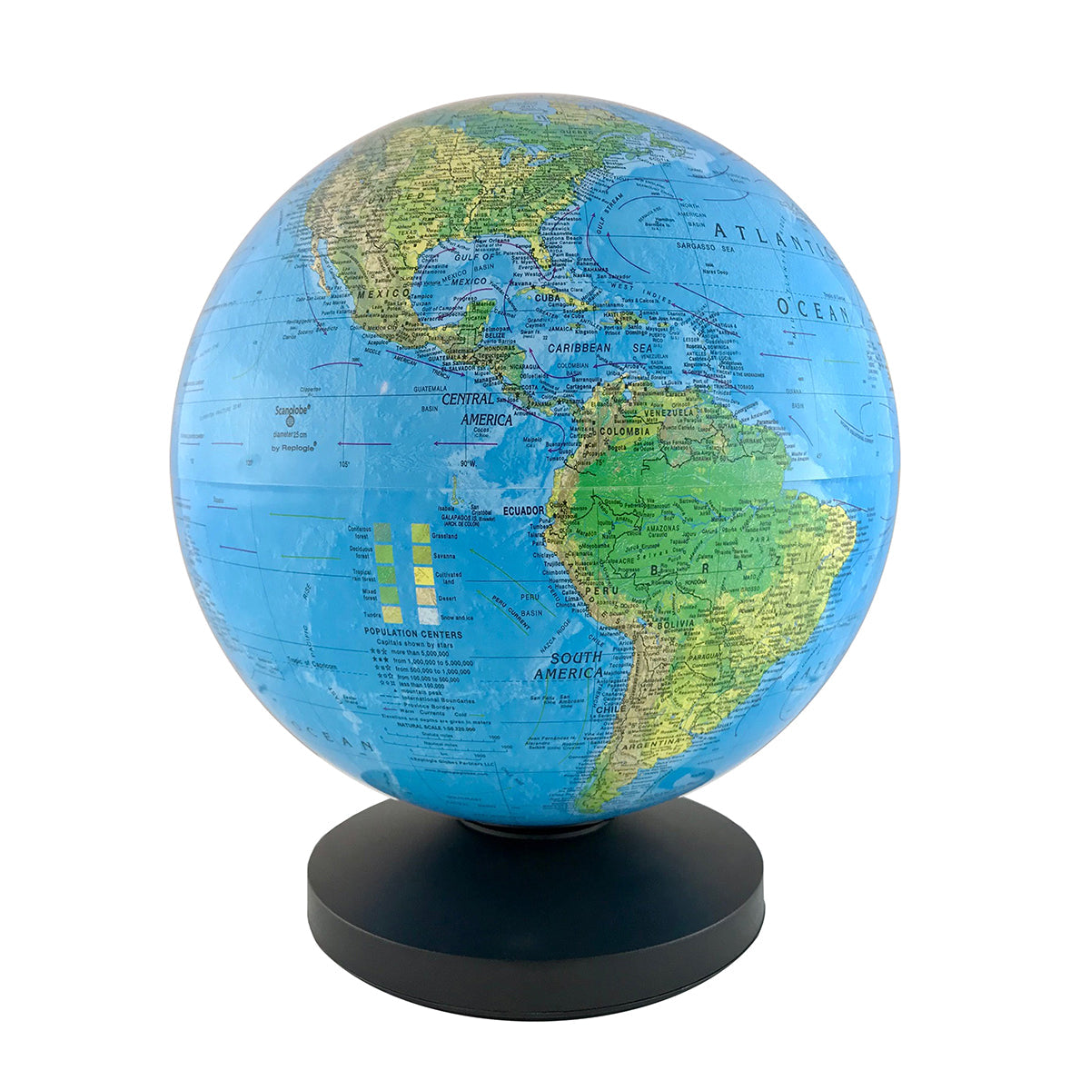 Self-Rotating Illuminating Globe