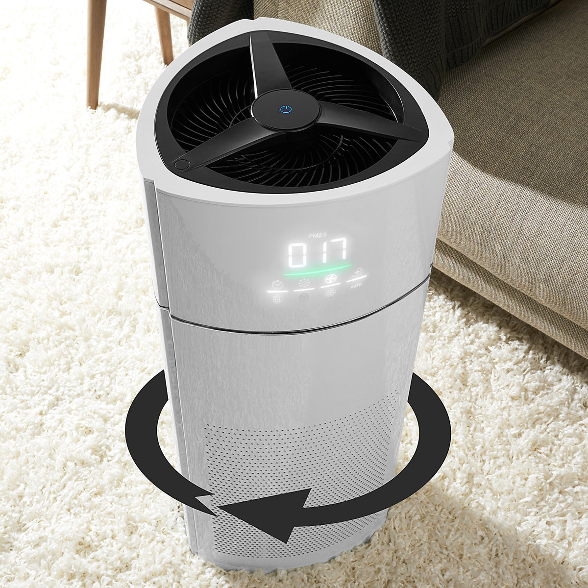 Smart Sensing 360 Degree Air Purifier