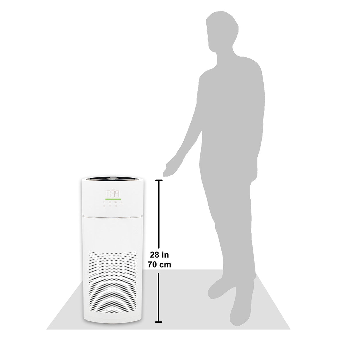 Smart Sensing 360 Degree Air Purifier