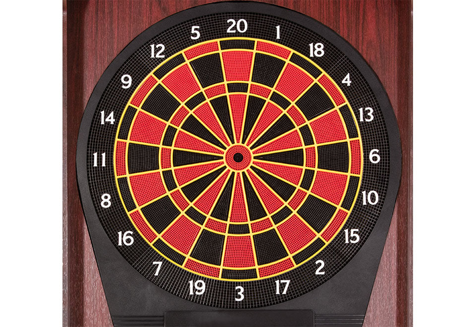 Electronic Arcade Dartboard Cabinet with Cricket Pro