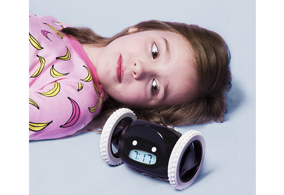 Alarm Clock on Wheels