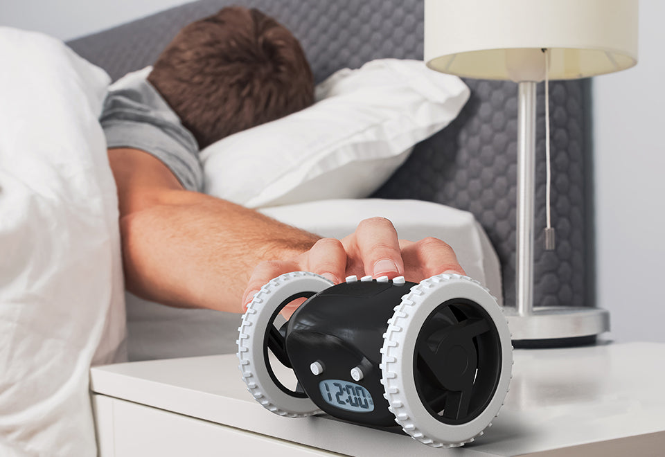 Alarm Clock on Wheels