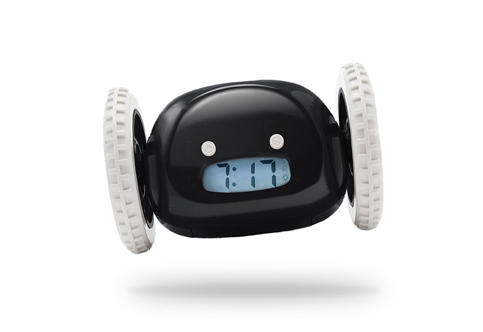 Alarm Clock on Wheels