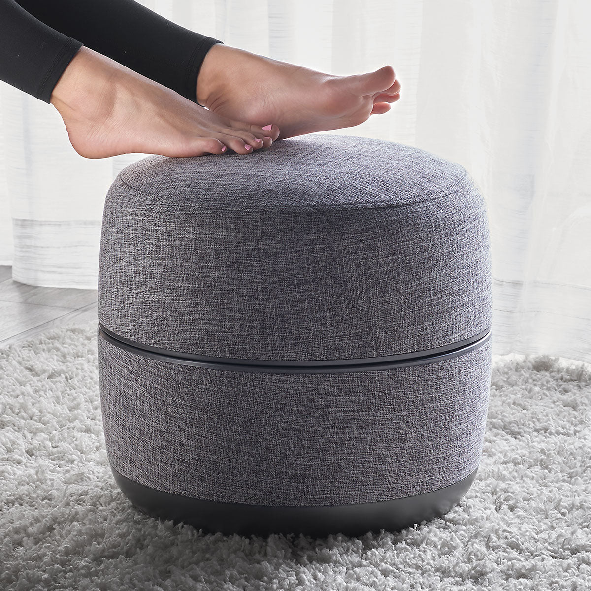 Foot Massaging Ottoman
