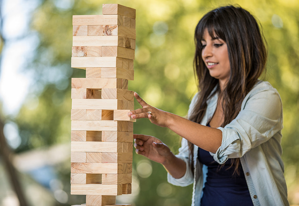 Giant Stacking Tower Game