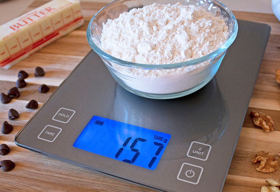 Light Powered Kitchen Scale
