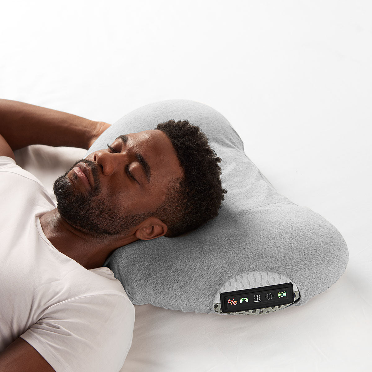 Height Adjusting Massage Pillow with Heat