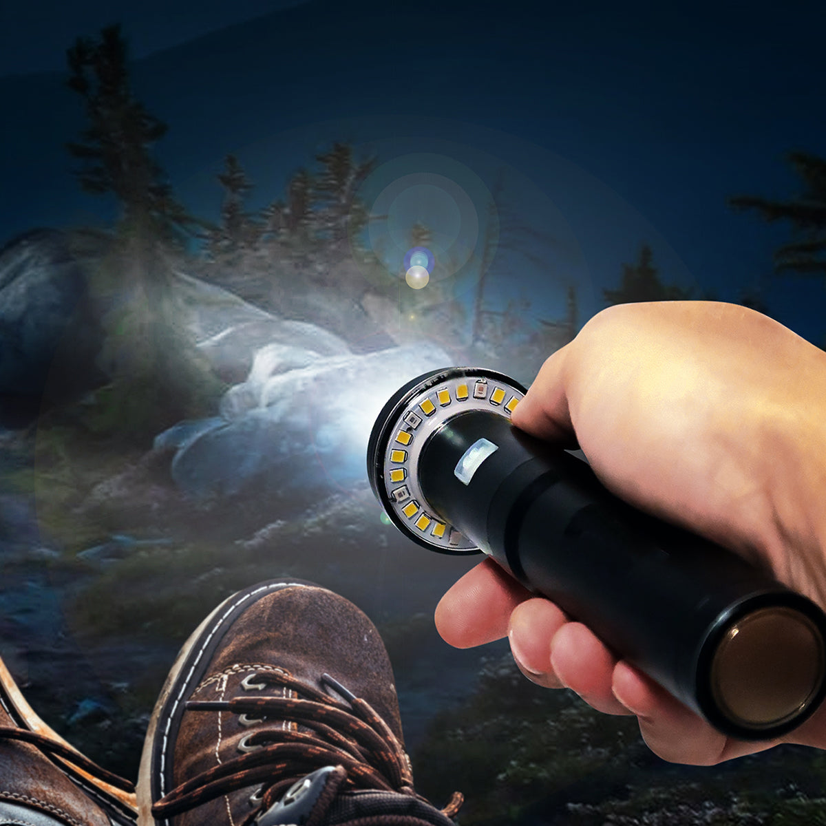Rechargeable Floodlight and Spotlight
