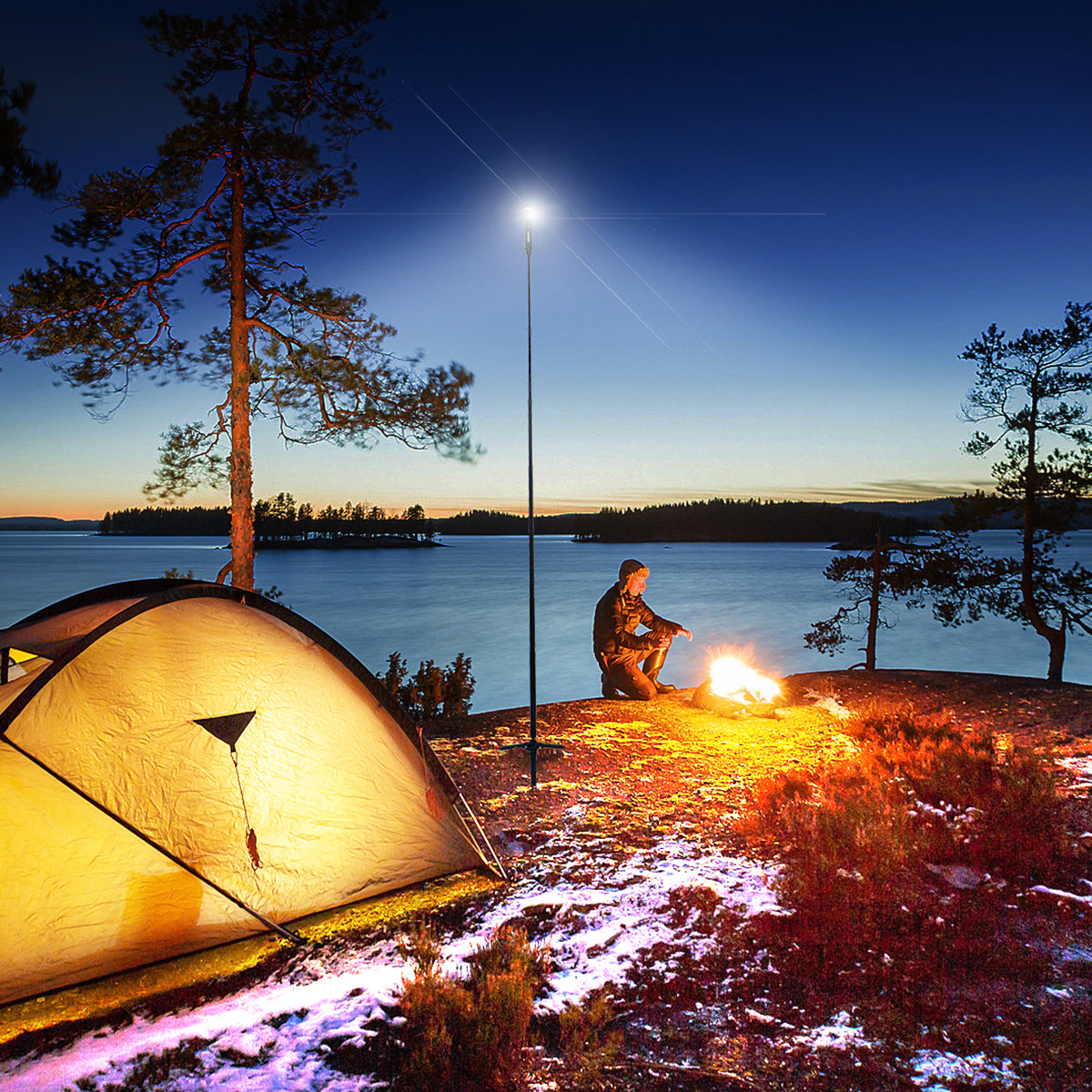 Rechargeable Floodlight and Spotlight