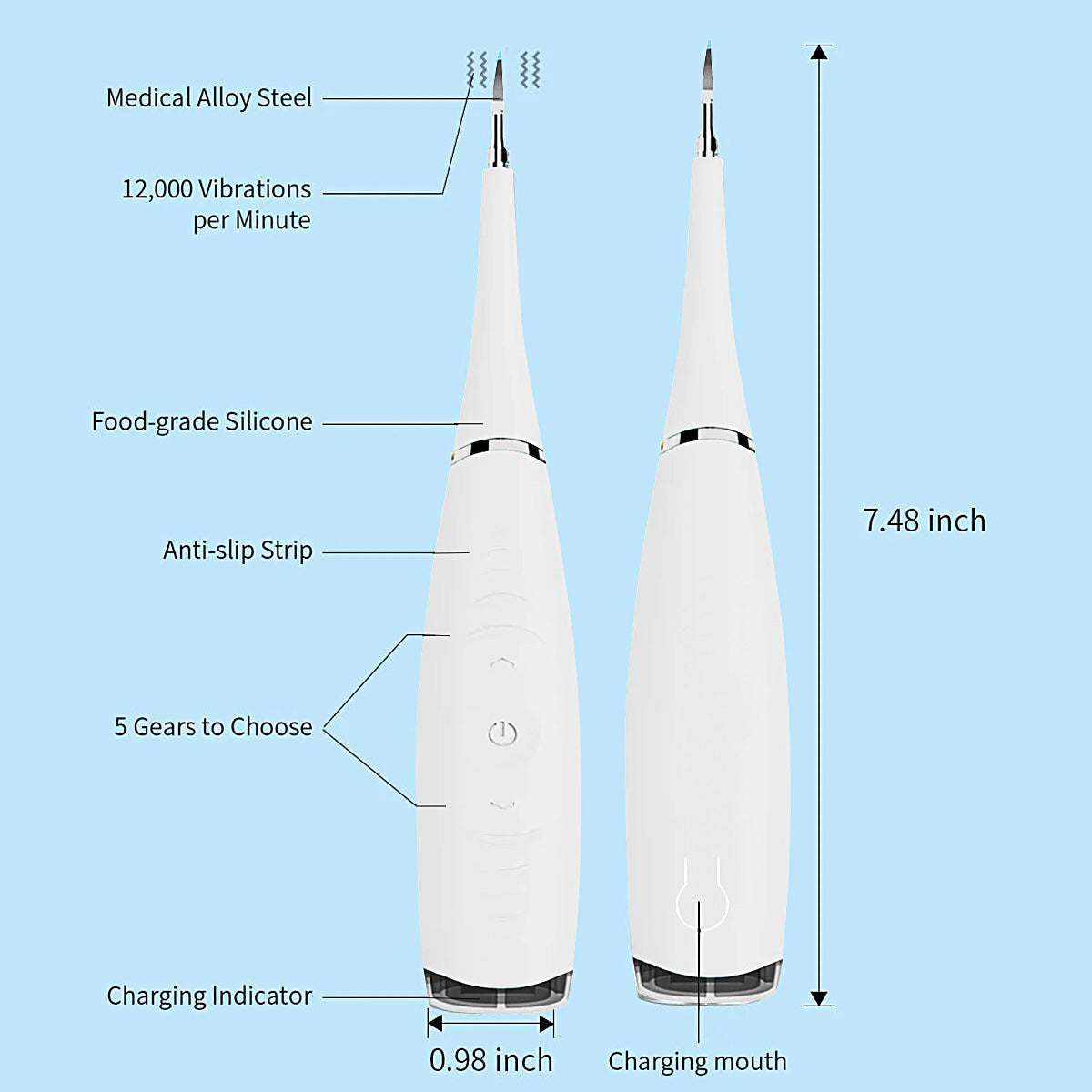 Cordless Sonic Plaque Remover