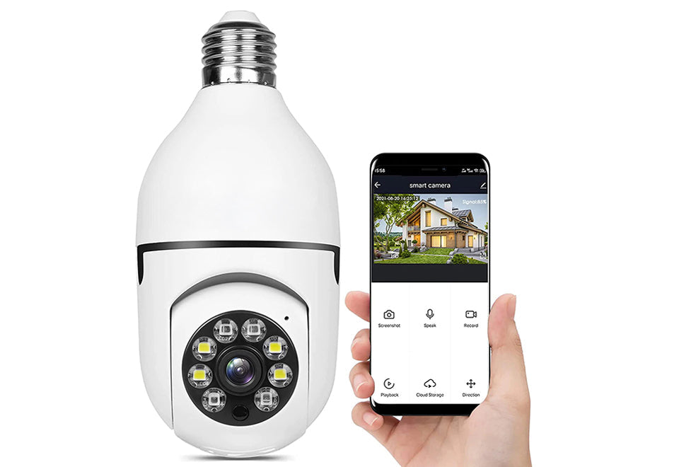 360-Degree Lightbulb Camera
