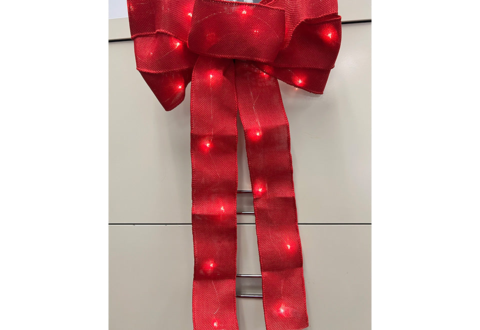 18” Cordless Light-Up Holiday Ribbon