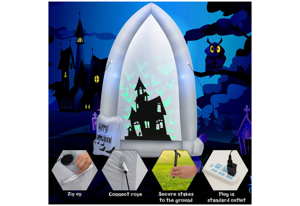 7-Ft. Inflatable Halloween Tombstone