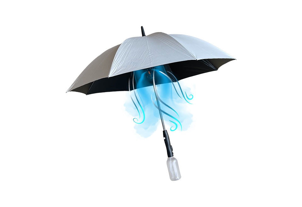 Sun Shade Misting Fan
