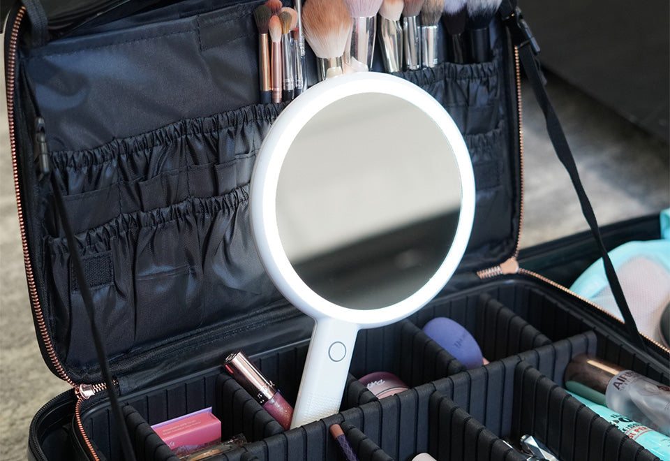 LED Lighted Handheld Mirror