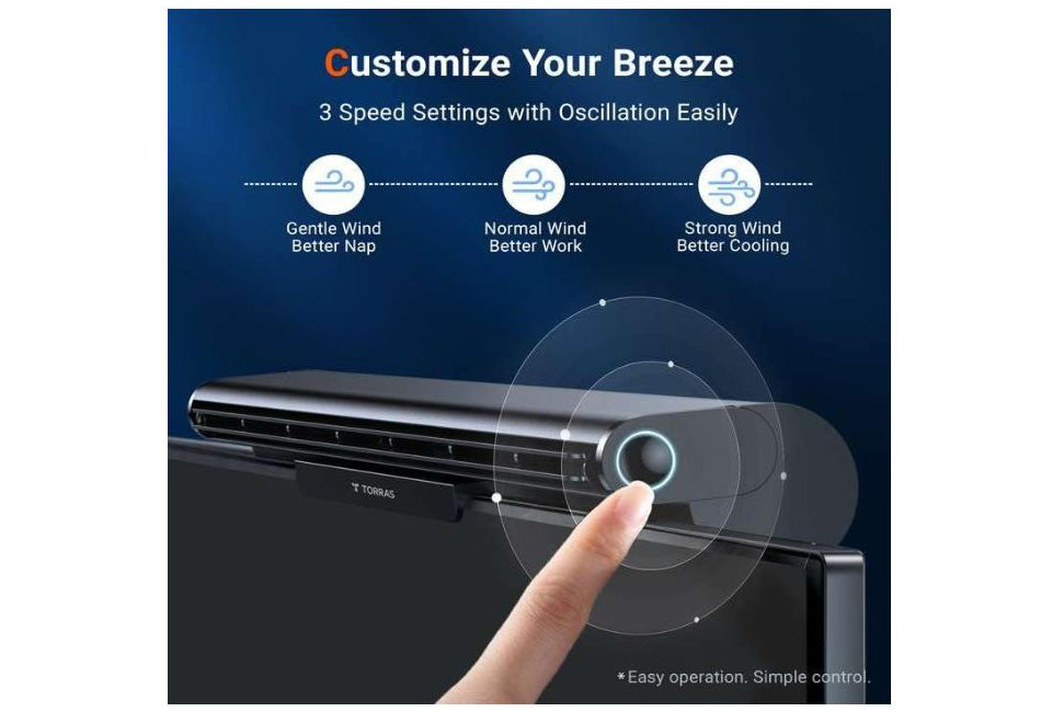 Clip on Computer Monitor Fan
