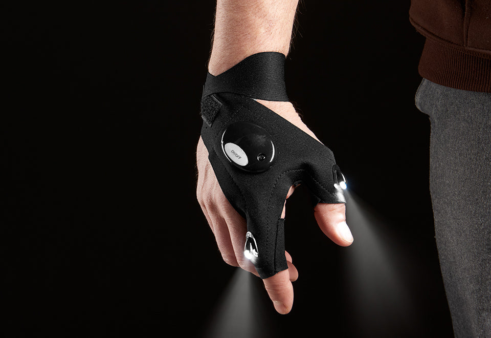 LED Flashlight Gloves (Set of 2)