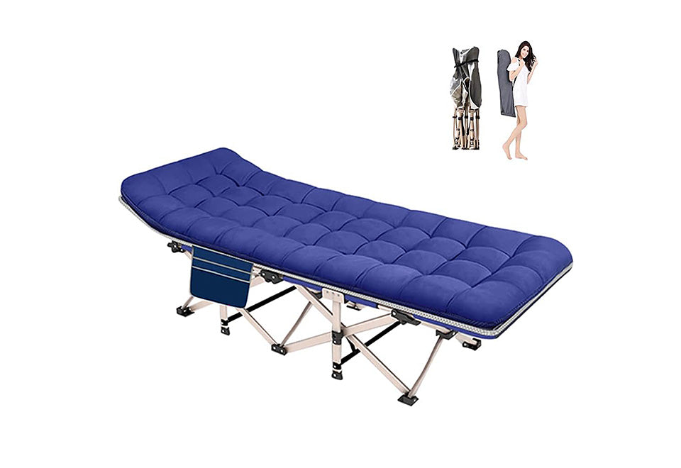 Portable Folding Bed with Mattress