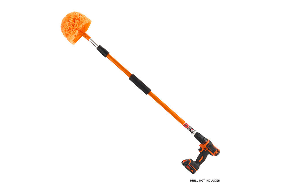 Extendable Rotary Cleaning Tool for Drill