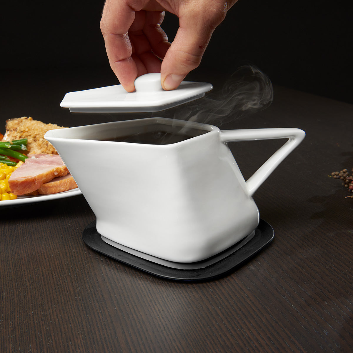 Gravy Boat with Warming Base