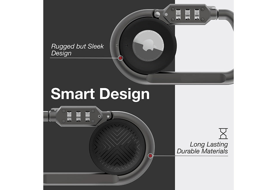 Carabiner AirTag Combination Lock