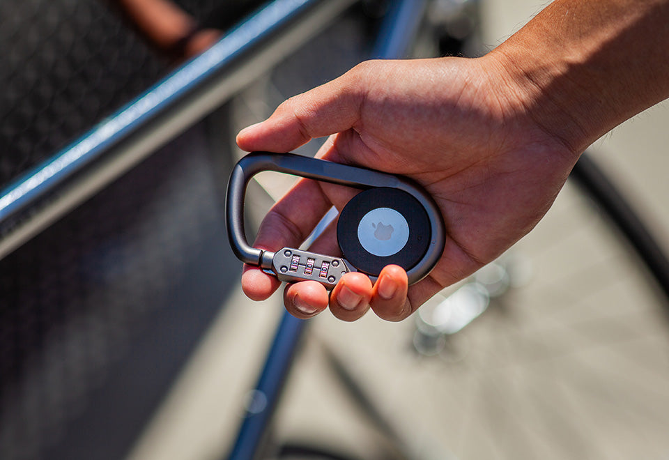 Carabiner AirTag Combination Lock