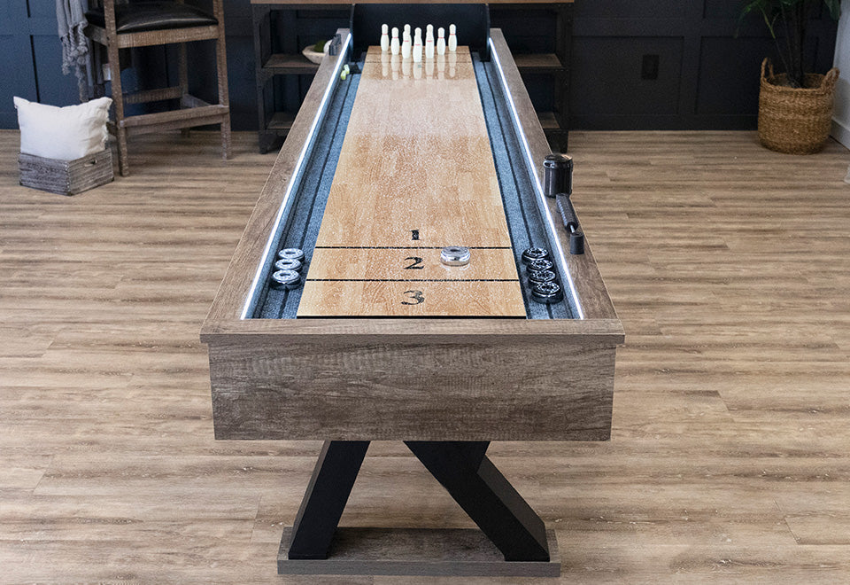 9' LED Light Up Shuffleboard