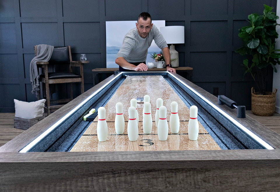 9' LED Light Up Shuffleboard
