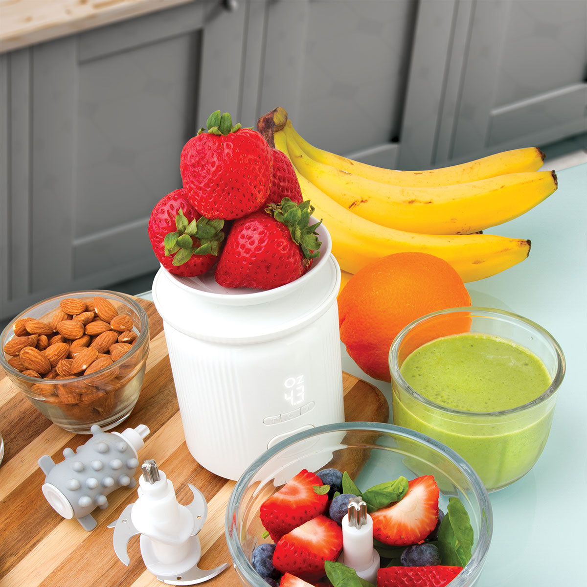 Cordless Food Chopper with Scale