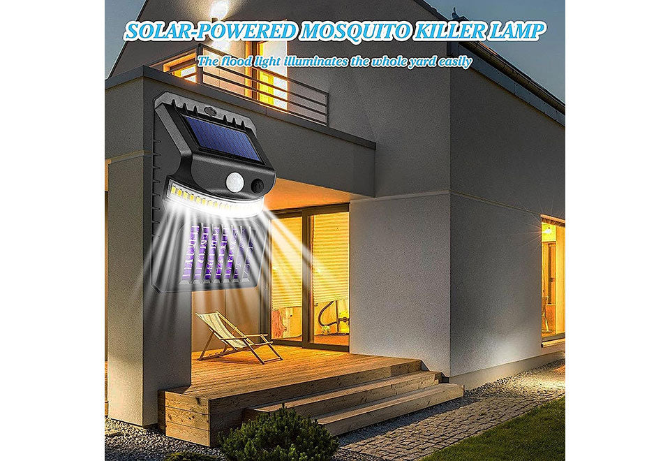 Solar Bug Zapper Motion Sensor Lights