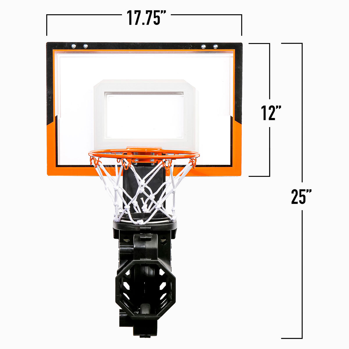 Over the Door Basketball Hoop with Electric Return