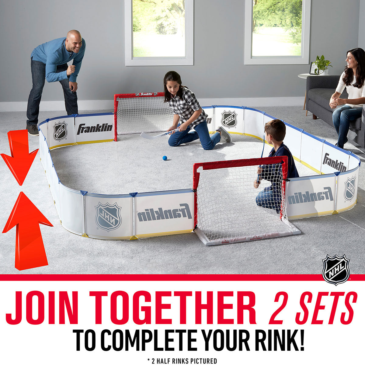 NHL Mini Hockey Half Rink