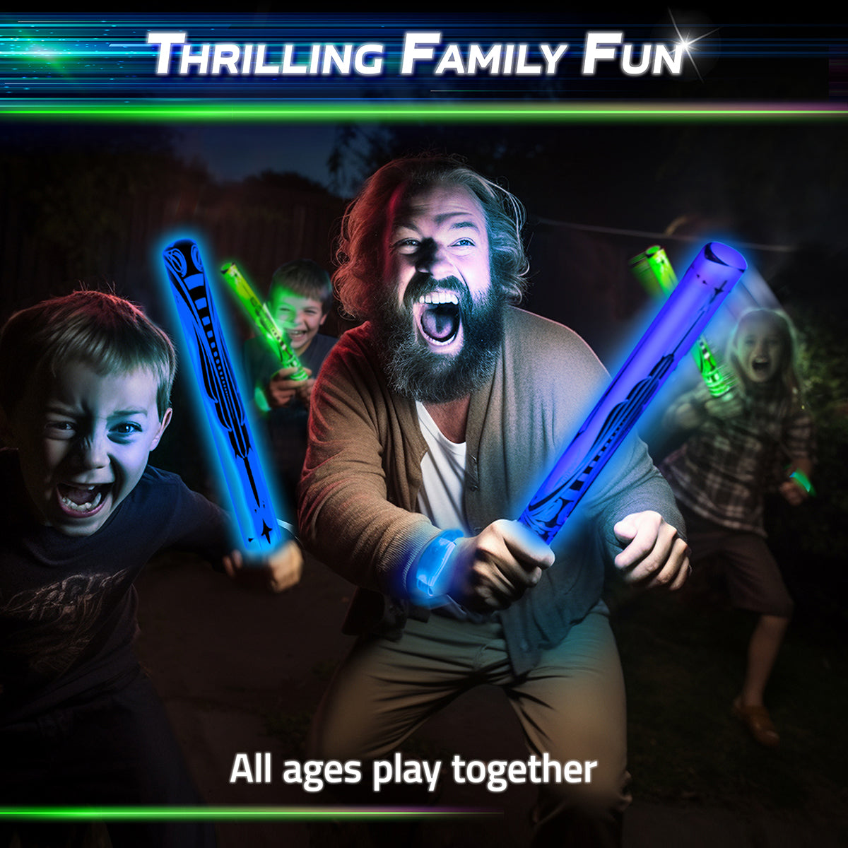 Glow Battle Light-Up Sword Game