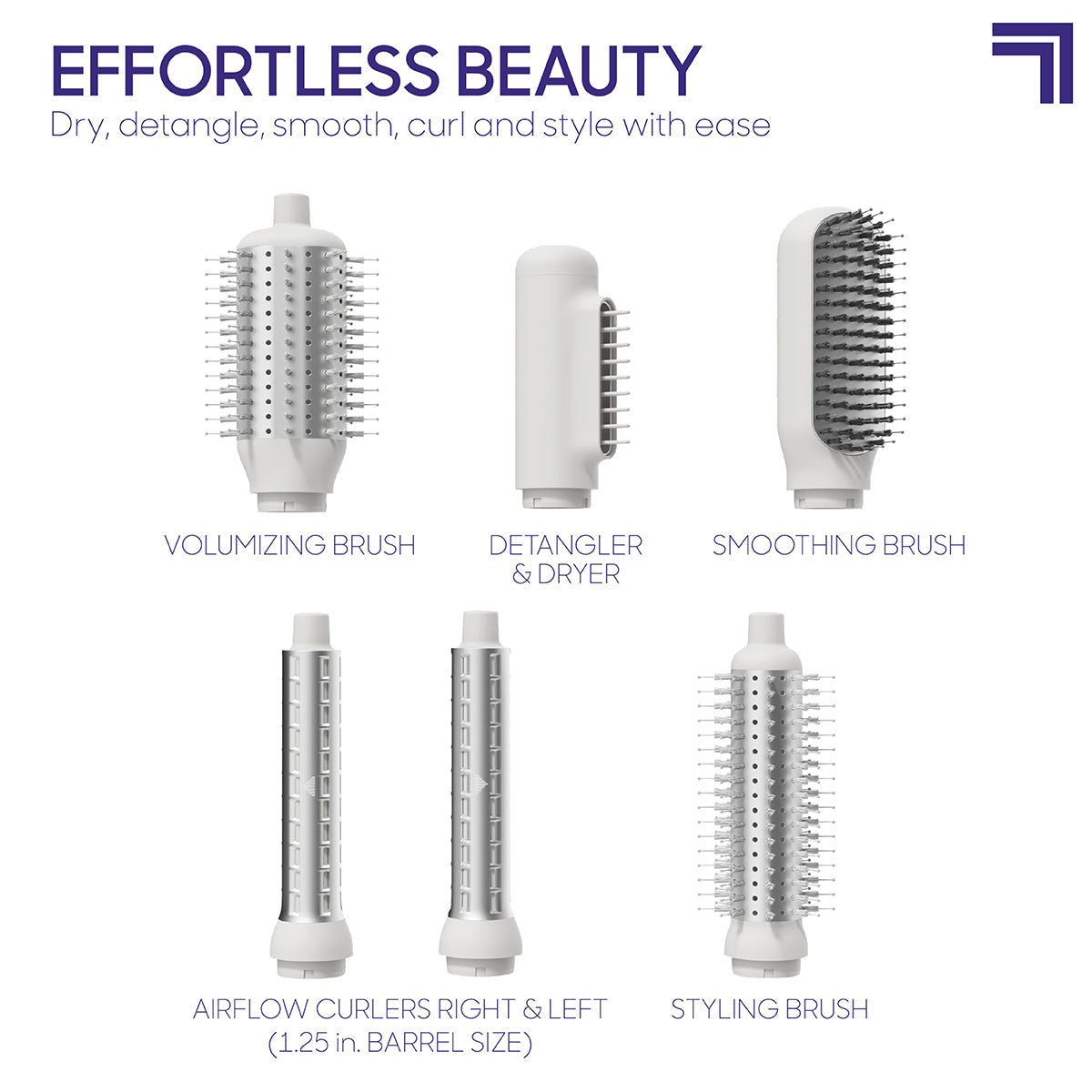 Sharper Image Revel Hair 6-in-1 Multi-Styler