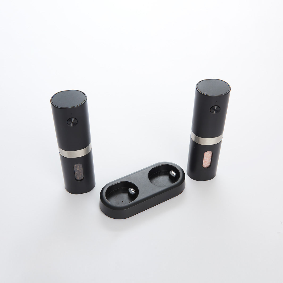 Rechargeable Salt and Pepper Mill Set by Sharper Image