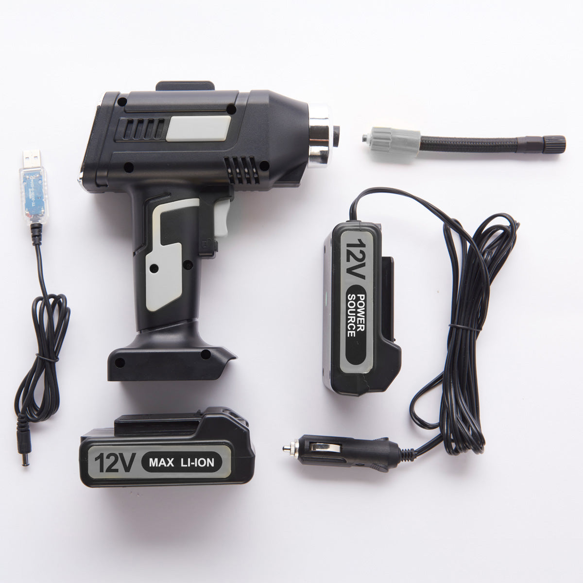 Cordless Auto Stop Tire Inflator by Sharper Image