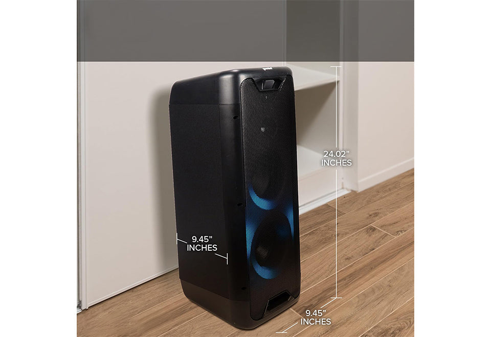 Bluetooth Party Speaker with LED Lights