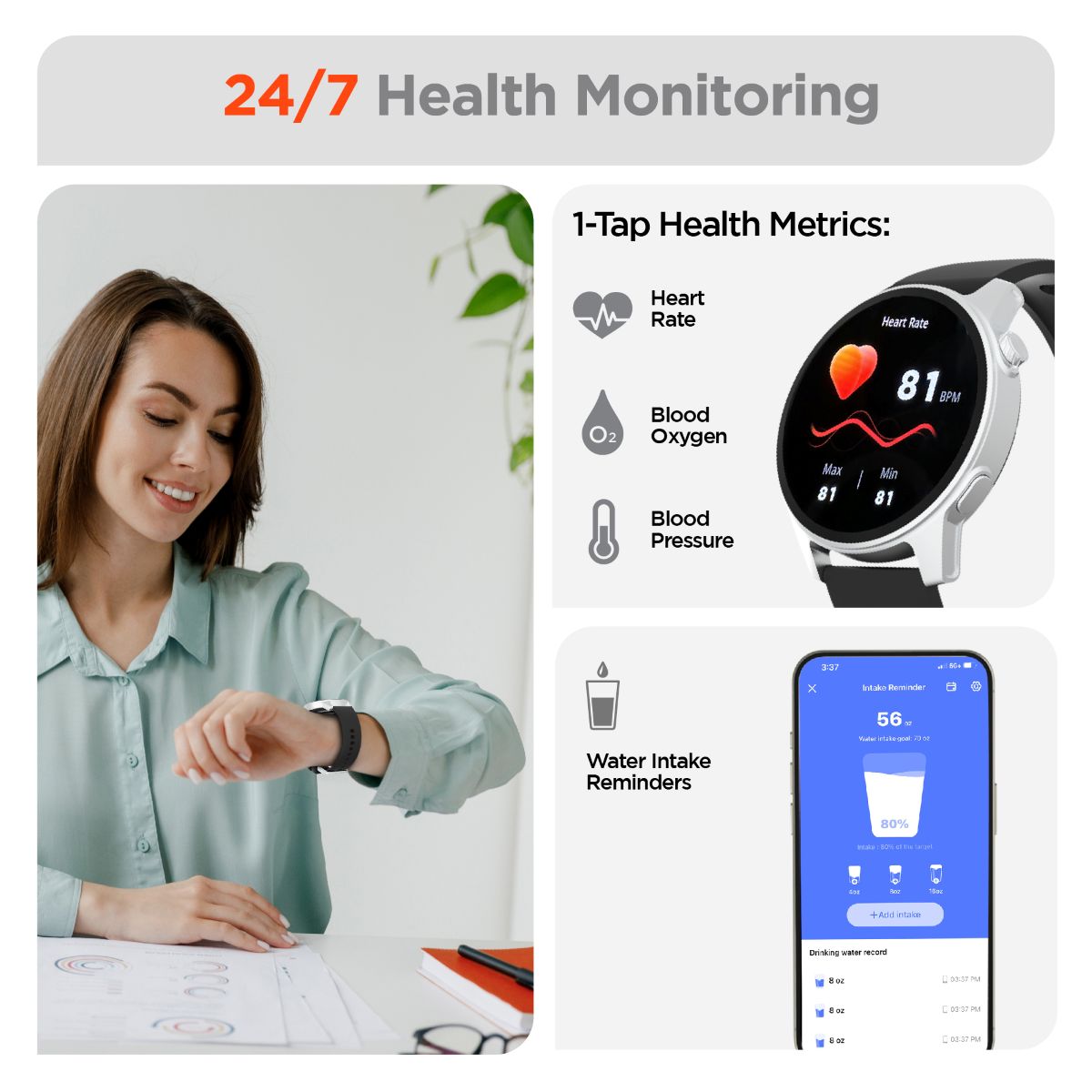 Health Monitor SmartWatch